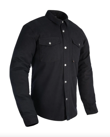 Oxford Kickback 2.0 Motorcycle Riding Shirt Black