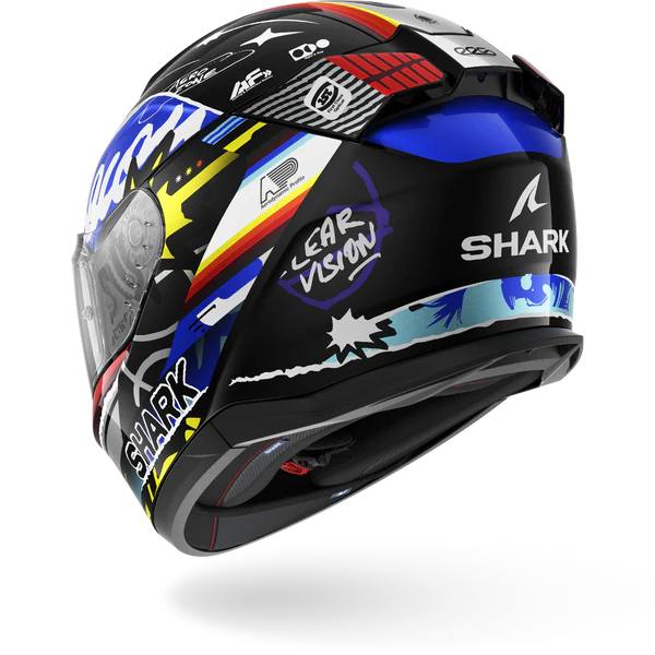 Shark D-Skwal 3 Streetrush KBU Motorcycle Helmet