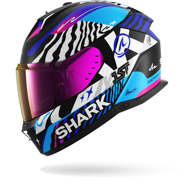 Shark Skwal i3 Speed-Fancy KWB Motorcycle Helmet