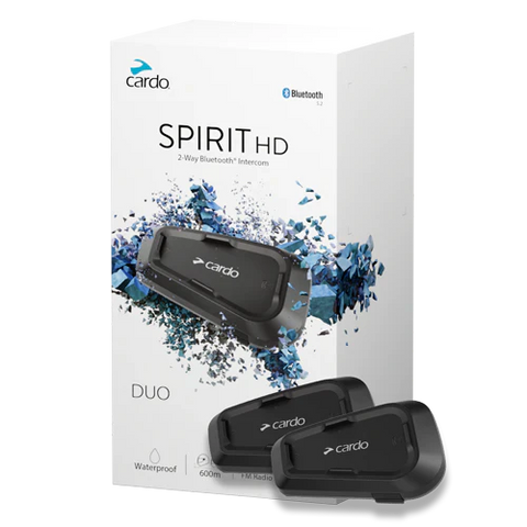 Cardo Spirit HD Duo Communication System Duo Pack