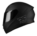 SGI Tyro Element Matt Black Motorbike Helmet