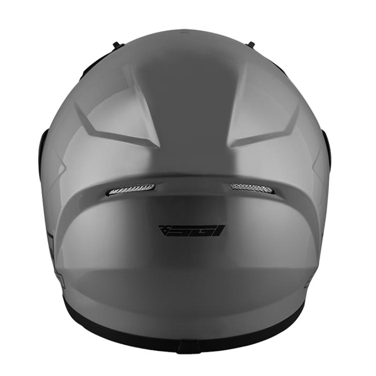 SGI Tyro Gloss Grey Motorcycle Helmet