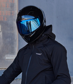 SGI Tyro Gloss Black Motorcycle Helmet