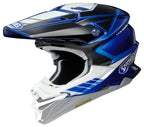 Shoei VFX-WR 06 Jammer TC-2 Black/White/Blue Motocross Helmet