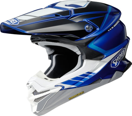 Shoei VFX-WR 06 Jammer TC-2 Black/White/Blue Motocross Helmet