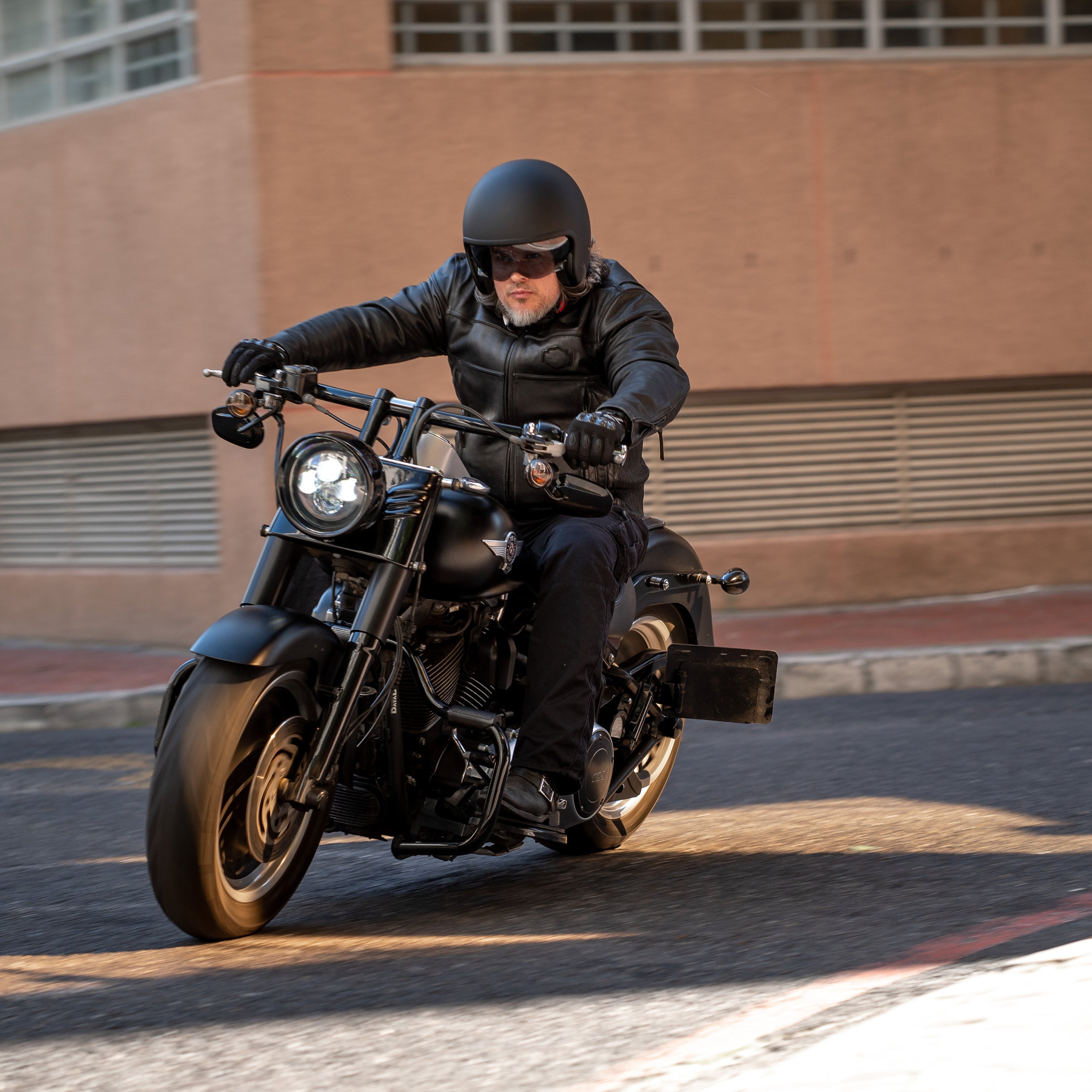 cruiser motorcycle helmets south africa SGI Raven Matt Black Open Face Motorcycle Helmet