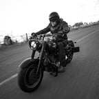 SGI Raven Gloss Black Open Face Motorcycle Helmet