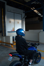 SGI Tyro Element Blue Motorcycle Helmet