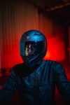 SGI Tyro Element Matt Black Motorbike Helmet