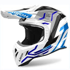 Airoh Aviator Ace 2 Ground MX Blue Gloss Motocross Helmet