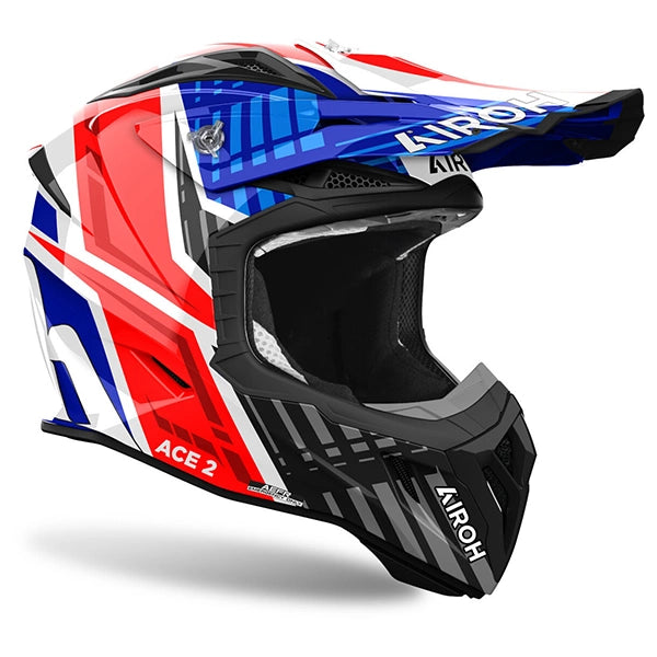 Airoh Aviator Ace 2 Proud MX Blue/Red Motocross Helmet