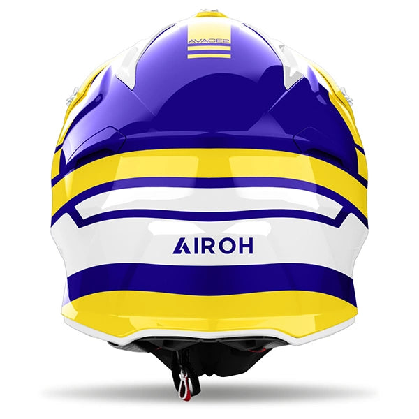 Airoh Aviator Ace 2 Sake MX Yellow Gloss Motocross Helmet