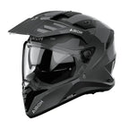 Airoh 2026 Bandit Colour Adventure Motorcycle Helmet Dark Grey Gloss