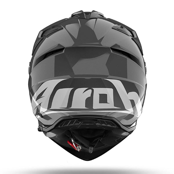 Airoh 2026 Bandit Colour Adventure Motorcycle Helmet Dark Grey Gloss