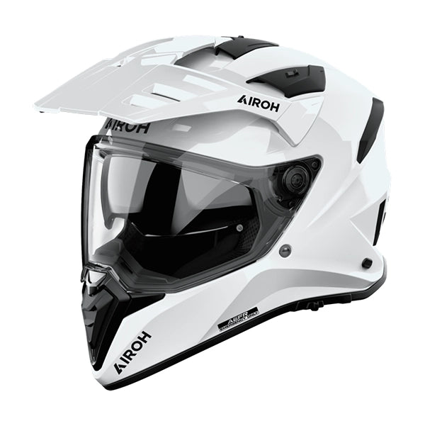 Airoh 2026 Bandit Colour Adventure Motorcycle Helmet White Gloss