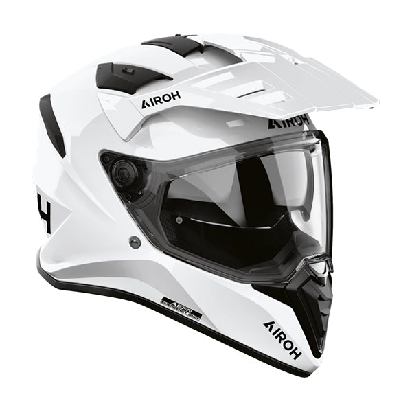 Airoh 2026 Bandit Colour Adventure Motorcycle Helmet White Gloss