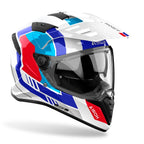Airoh 2026 Bandit Horn Adventure Motorcycle Helmet White Gloss