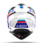 Airoh 2026 Bandit Horn Adventure Motorcycle Helmet White Gloss