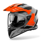 Airoh 2026 Bandit Tune Adventure Motorcycle Helmet Orange Gloss