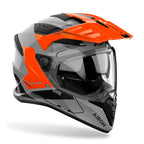 Airoh 2026 Bandit Tune Adventure Motorcycle Helmet Orange Gloss