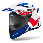 Airoh Commander 2 Adventure Motorcycle Helmet Real Blue/Red
