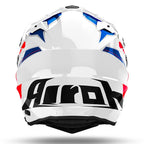 Airoh Commander 2 Adventure Motorcycle Helmet Real Blue/Red