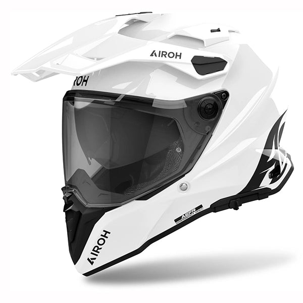 Airoh Commander 2 Adventure Motorcycle Helmet White Gloss