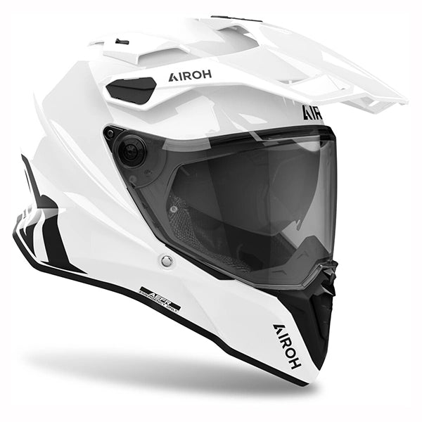 Airoh Commander 2 Adventure Motorcycle Helmet White Gloss