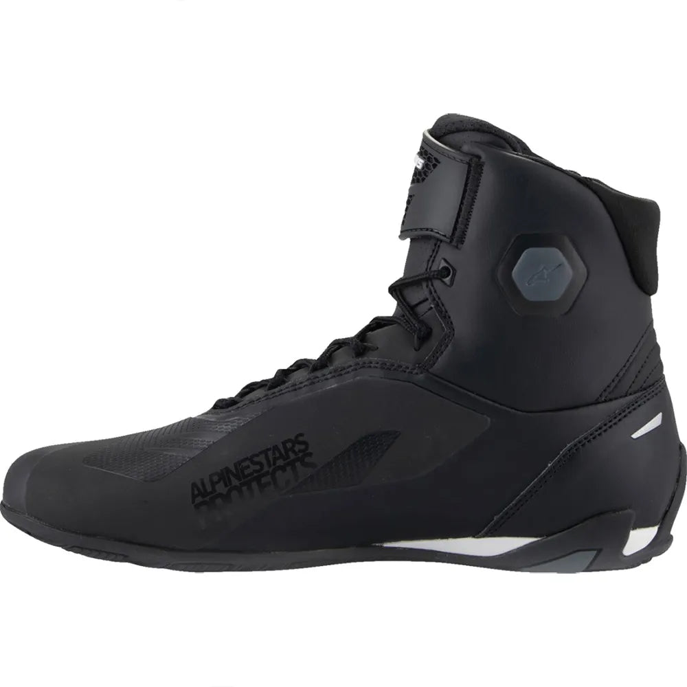 Alpinestars Faster-4 Shoes Black/White Motorbike Boots