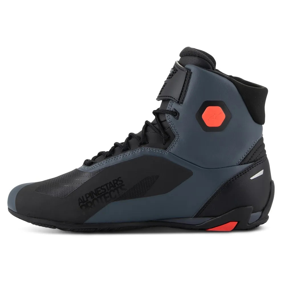 Alpinestars Faster-4 Shoes Black/Grey/Red Motorbike Boots