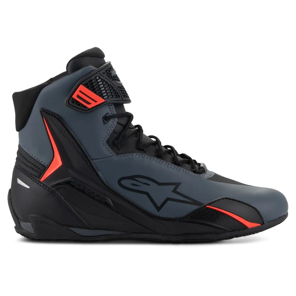 Alpinestars Faster-4 Shoes Black/Grey/Red Motorbike Boots