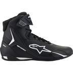 Alpinestars Faster-4 Shoes Black/White Motorbike Boots