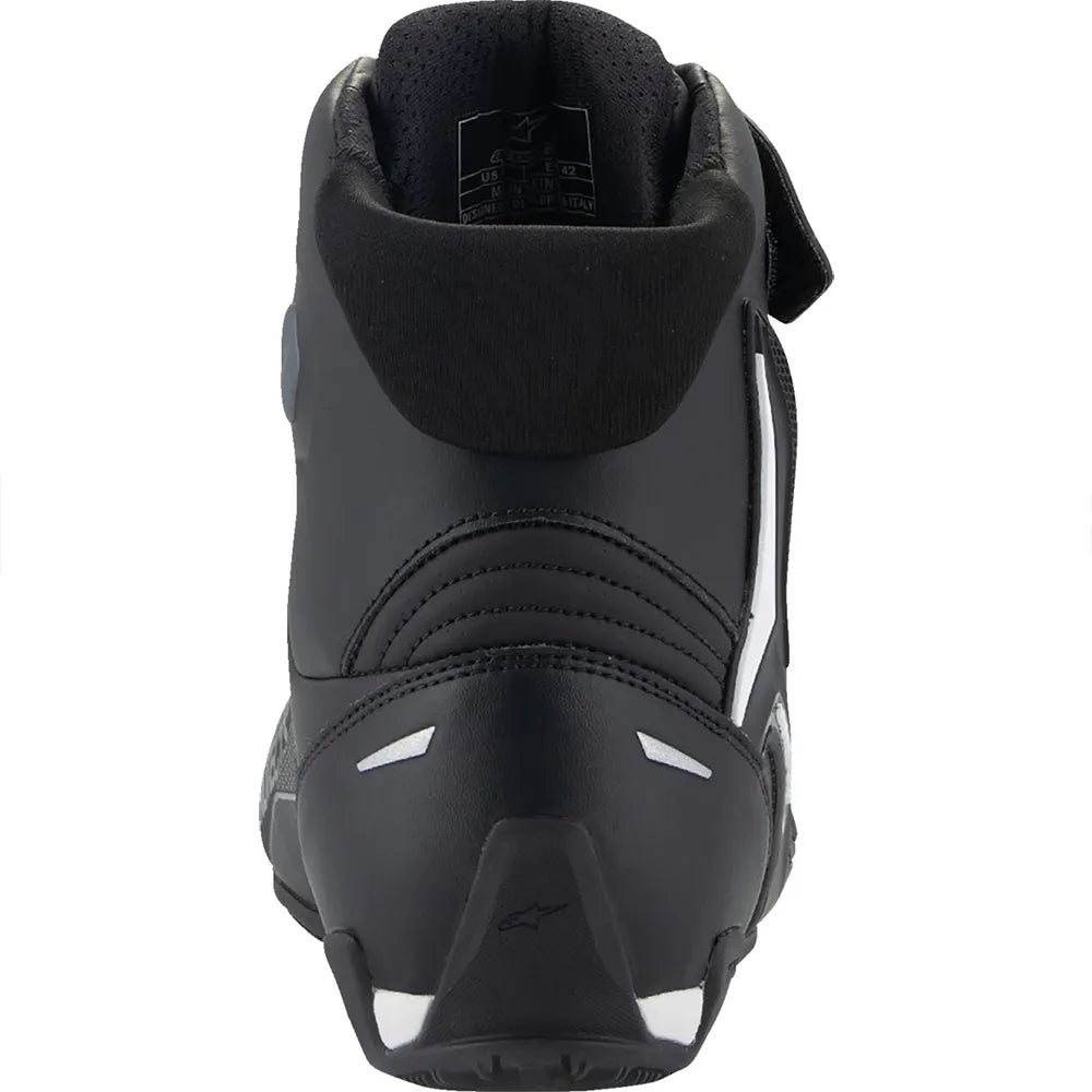 Alpinestars Faster-4 Shoes Black/White Motorbike Boots