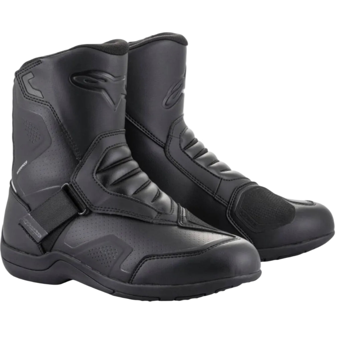 Alpinestars Ridge V2 Waterproof Black Motorcycle Boots