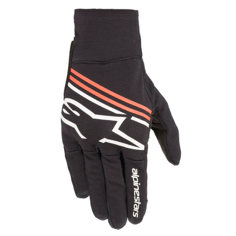 Alpinestars Reef Black/White/Red Fluo Motorbike Gloves