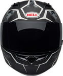 bell-qualifier-stealth-camo-matt-black-white-motorbike-helmet