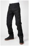 BULL-IT Mens Tactical Ranger Easy Cut Black Motorcycle Jeans