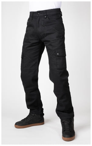 BULL-IT Mens Tactical Ranger Easy Cut Black Motorcycle Jeans