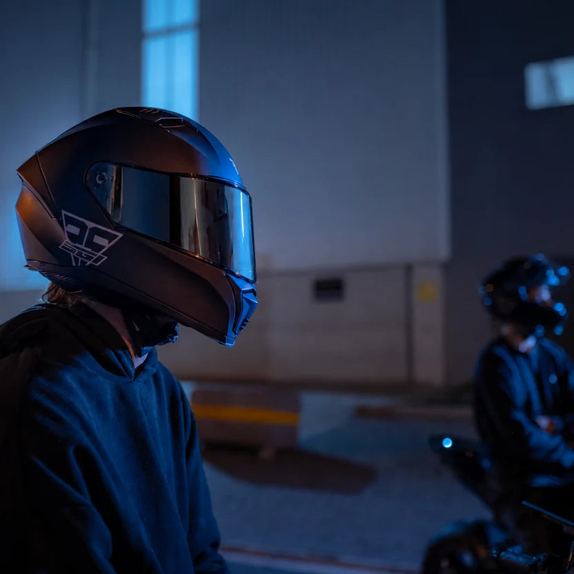 SGI Core Matt Black Full Face Motorcycle Helmet