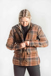 Darley Womens Plaid Motorcycle Jacket Merla Moto