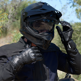 SGI Realm Carbon Fibre Black Motorcycle Helmet