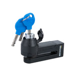 Oxford Titan 10mm Pin Motorcycle Disc Lock Black (Incl. Pouch)
