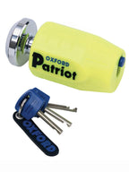 oxford-patriot-14mm-motorcycle-disc-lock-yellow