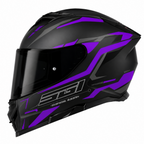 SGI Venom Apex Purple Full Face Motorcycle Helmet