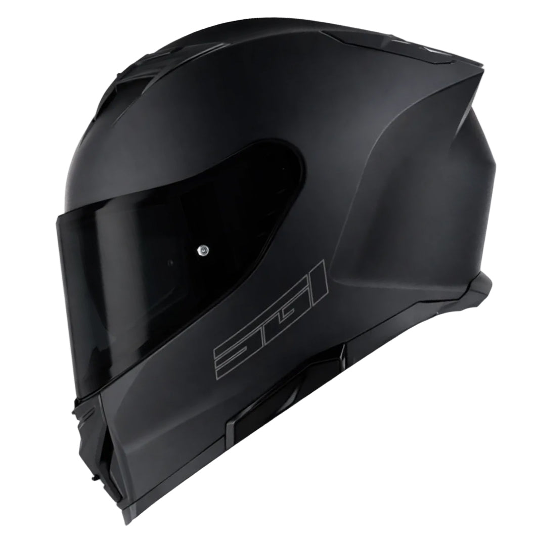SGI Venom Matt Black Full Face Helmet